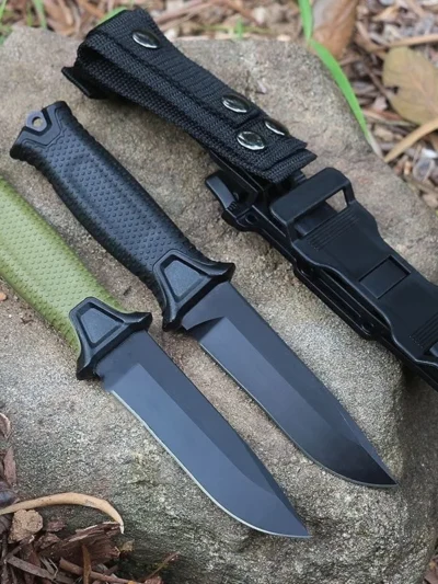 Coltello da Sopravvivenza Acciaio Inox Lama Fissa - Addestramento Militare Camping Tattico EDC