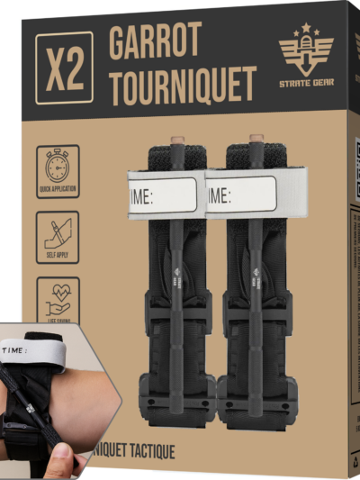 Pack x2 Tourniquet CAT Militare Professionale - Asta di Serraggio in Metallo